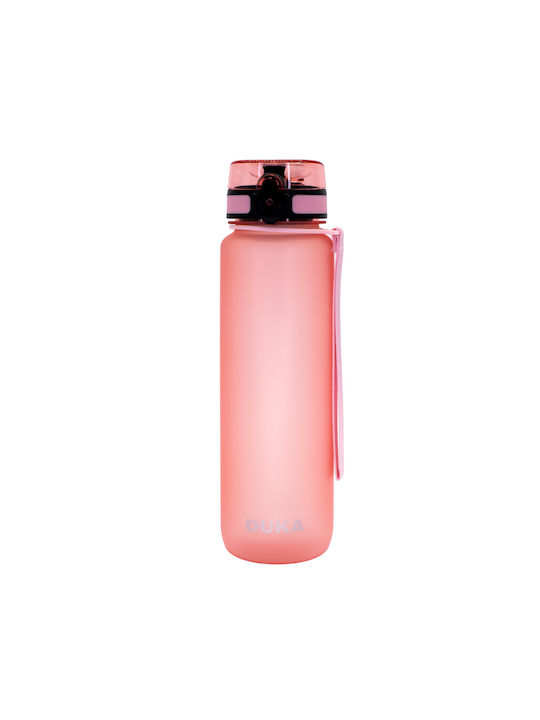 Duka Αθλητικό Παγούρι Πλαστικό 1000ml Ροζ