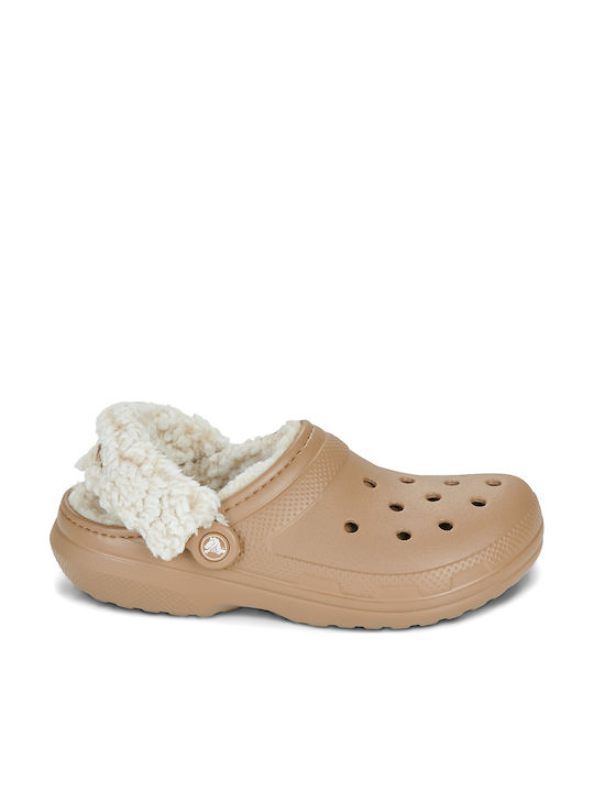 Crocs Classic Γυναικεία Σαμπό Μπεζ