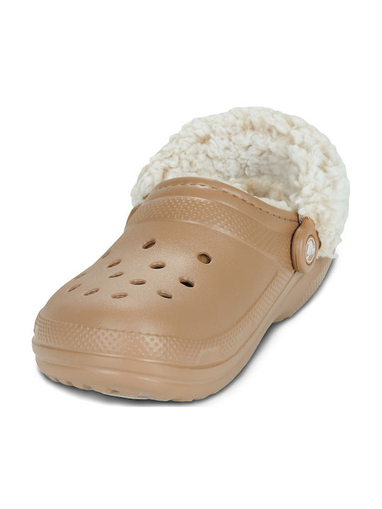 Crocs Classic Γυναικεία Σαμπό Μπεζ
