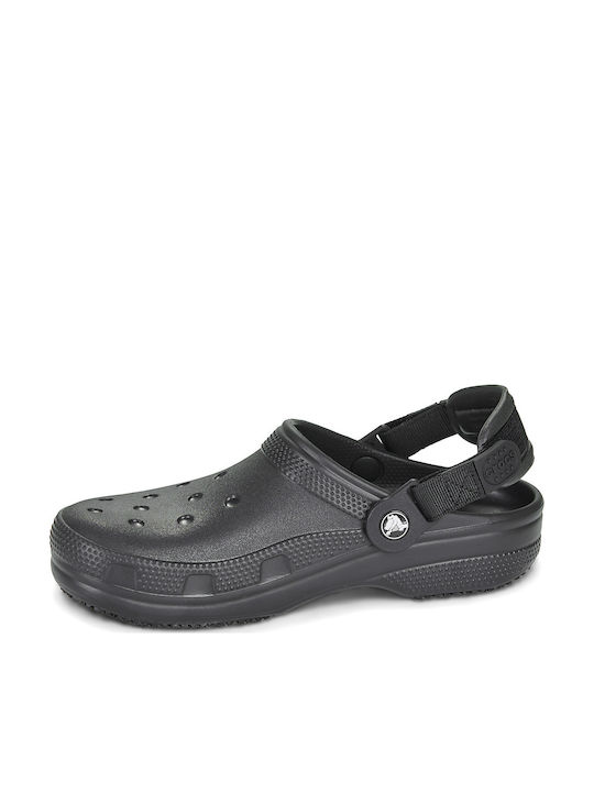 Crocs Classic Γυναικεία Σαμπό Μαύρα