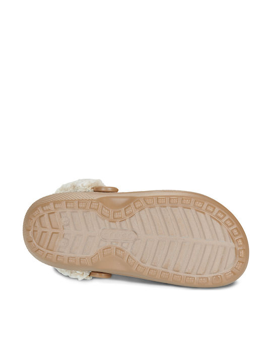 Crocs Classic Γυναικεία Σαμπό Μπεζ