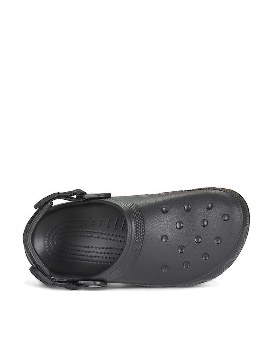 Crocs Classic Γυναικεία Σαμπό Μαύρα