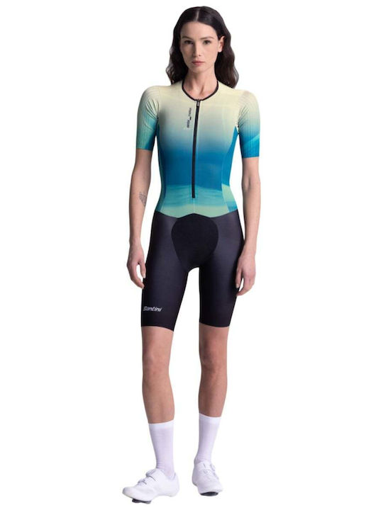 Santini Viper Block Ss 2026 Costum De Triatlon Pentru Femei