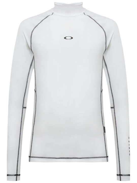 Oakley UPF 50+ Tricou De Protecție Solară Pentru Bărbați Cu Mâneci Lungi Albă Oakley UPF 50+ Tricou De Protecție Solară Pentru Bărbați Cu Mâneci Lungi Albă