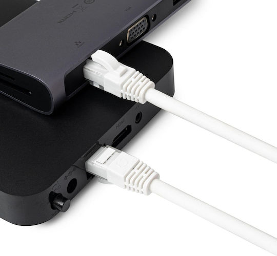 Microconnect U/UTP Cat.6a (Gigabit) Cablu De Rețea Ethernet 5m Alb