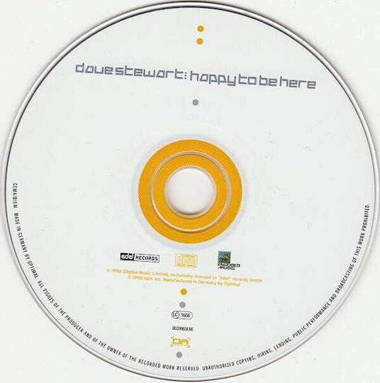 Dave Stewart* Happy To Be Here Cd