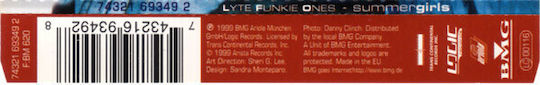 Lyte Funkie Ones Summer Girls Cd