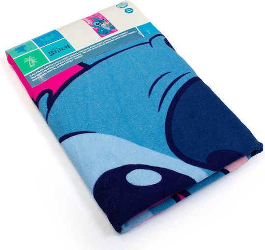 Kids' Beach Towel Microfiber 70x140 Dimcol Lilo & Stitch Fuchsia