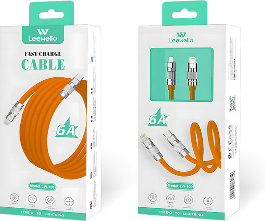Leewello USB-C Zu Lightning Kabel Schwarz 1,2m 783090