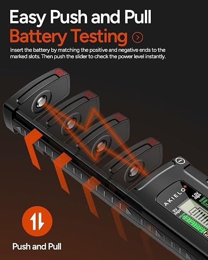 Tester digital de baterii
