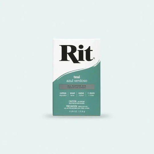 Rit Dye Pulver Allzweck Stofffarbe – Petrol 31,9g