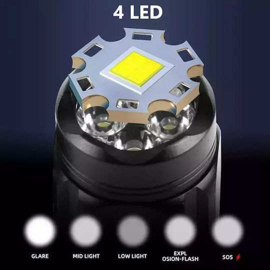 Minos-EMI LED Фенер с Максимална Светлинност 8000lm