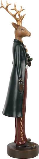 Liberta Liberta Weihnachtsfigur aus Kunststoff Hirsche Länge 8cm