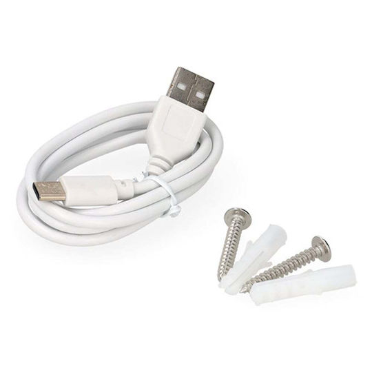 123led Iluminat Exterior Montat Pe Perete Cu Umbră Led Încorporat IP54 2.5W Cu Lumină Alb Cald Dublu Fascicul