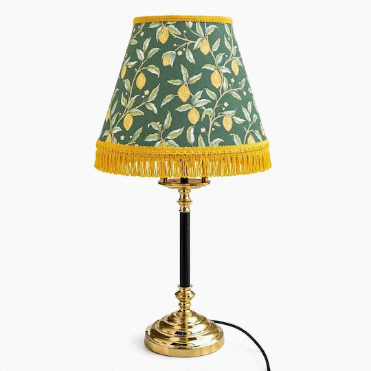 Table Lamp for E27 Fitting with Multicolour Shade
