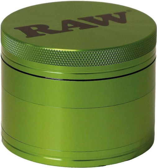 Râșniță din aluminiu Raw 56 mm verde