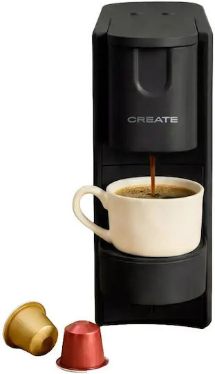 Create Thera Easy Espressor pentru Capsule Nespresso cu Presiune de 20 bar Negru