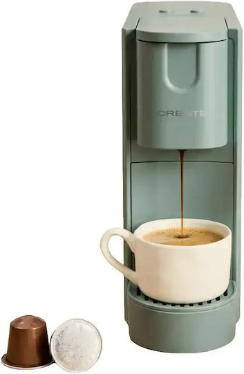 Create Thera Easy Espressor pentru capsule Nespresso cu presiune de 20bar Verde