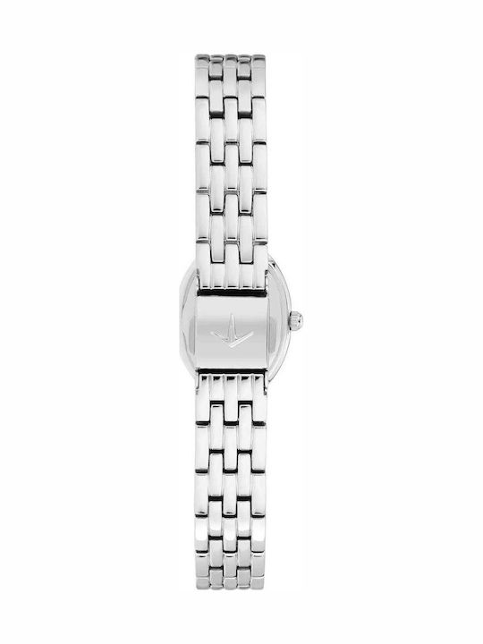 Men's Battery Watch with Silver Steel Bracelet