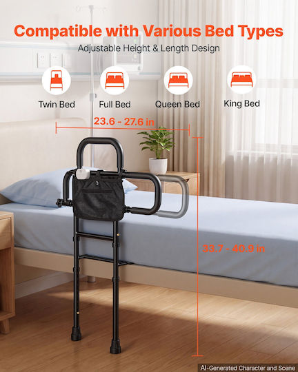 Vevor Vevor Krankenhausbett Zubehör Geländer DJKCBSDJKSXZZJP21001V9