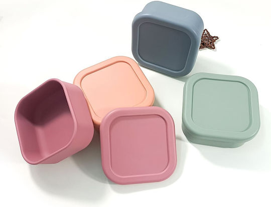 Queen Mother Flexi Lunchbox Cutie de Prânz Pentru Copii din Silicon Bej