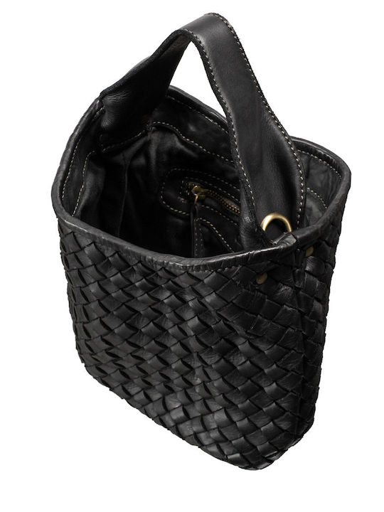 Lang Leather Women's Tote Bag Black