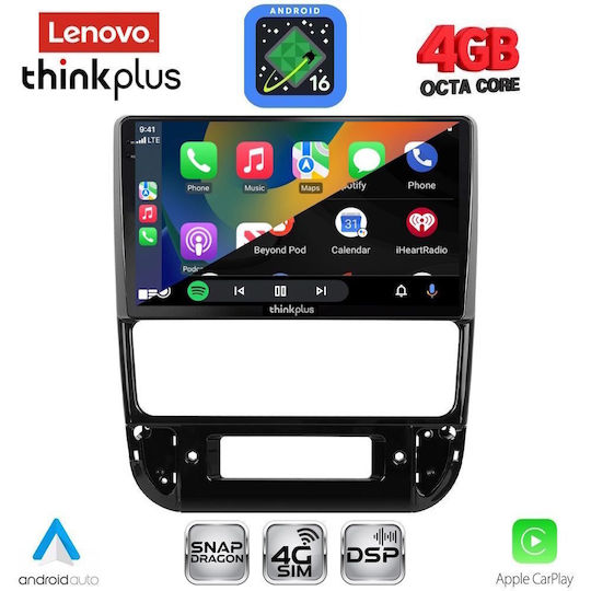 Lenovo Car Audio System for Peugeot 406 1998-2004 (Bluetooth/USB/WiFi/GPS/Apple CarPlay/Android Auto) with 9" Touch Screen