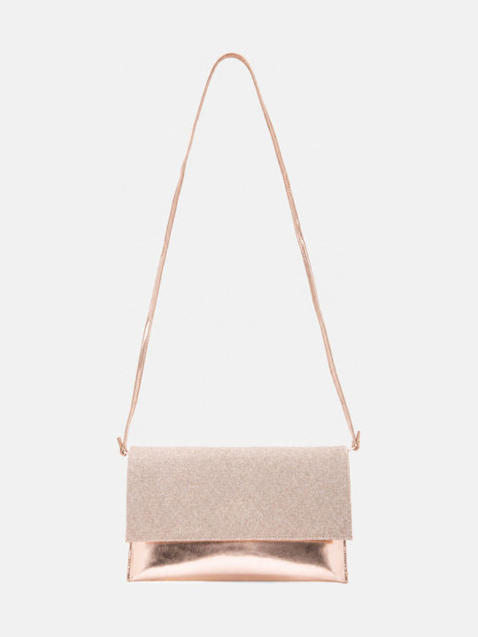 Fabric Women's Handbag Bronze