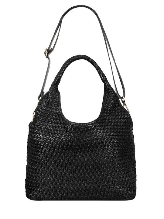 Lang Leather Women's Tote Bag Black