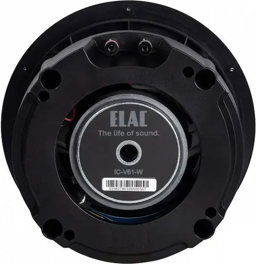 Elac In Der Wand Installation Lautsprecher Stück Weiß