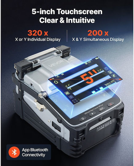 Vevor Vevor Optischer FIber Fusion Splicer Batterien mit Tragetasche