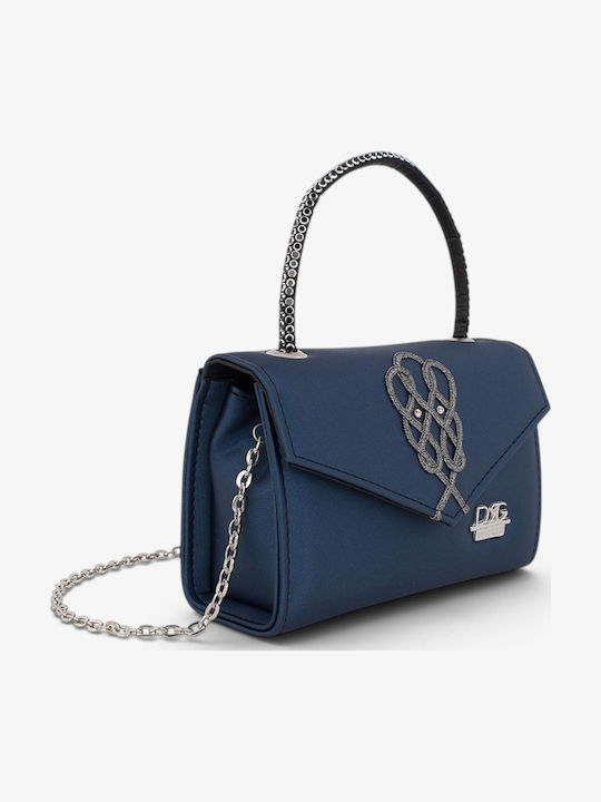Damenhandtasche Schulter Blau