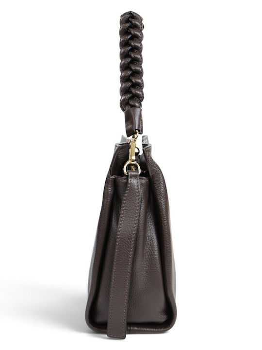 Damentasche aus Leder Hobo Schulter Tasche Braune