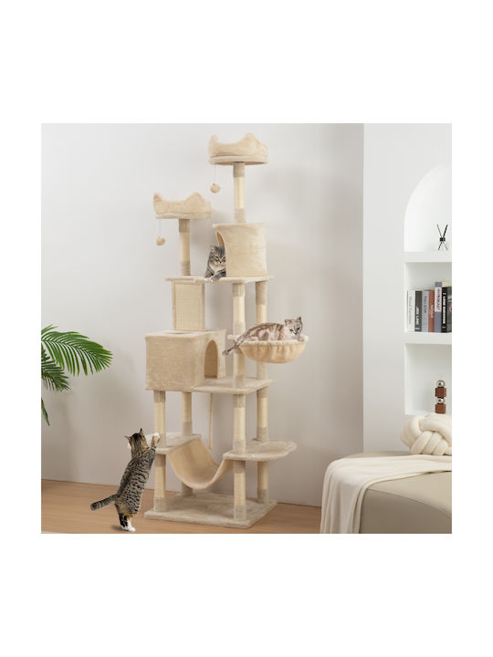 Pawhut Kratzbaum Katzenbaum Beige