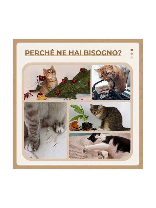 Pawhut Pisici Ansamblu de joacă și copac pentru pisici Bej