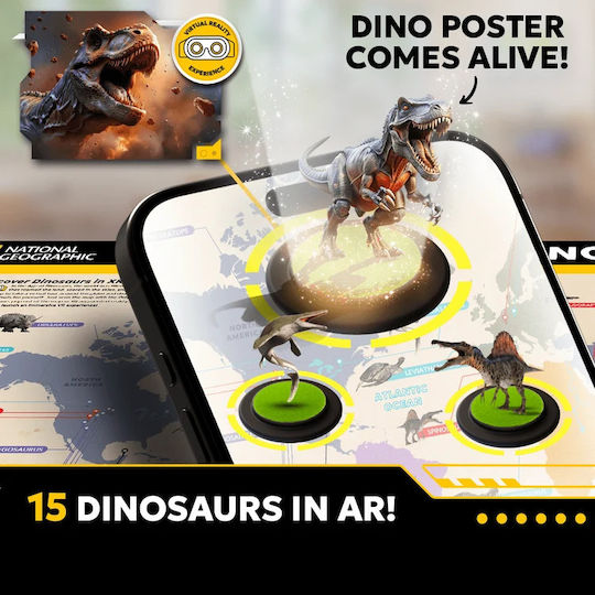 National Geographic Interactive Vr Stem Kit Dinosaur Extinction