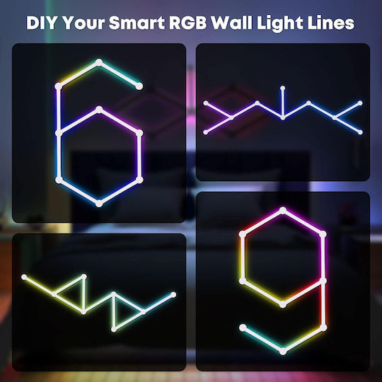 Decorative LED RGB Bar Light 6pcs