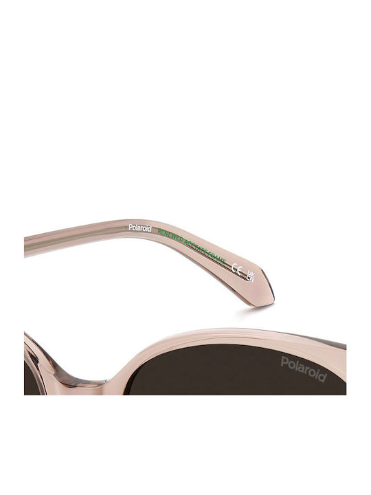 Polaroid Unisex Sunglasses with Beige Frame