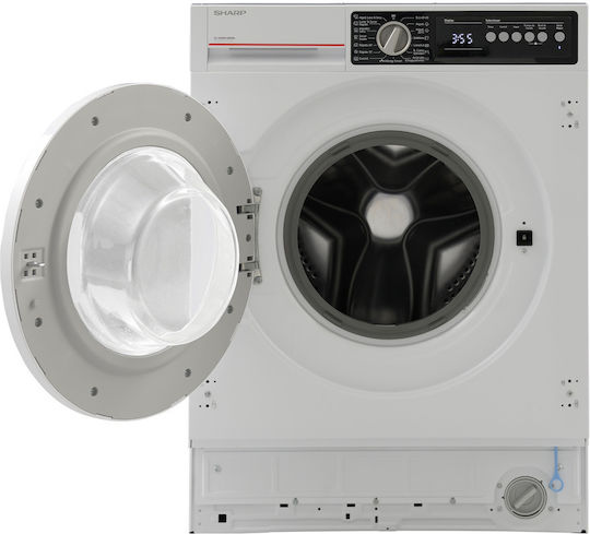 Sharp Πλυντήριο-Στεγνωτήριο Ρούχων 8kg/5kg Ατμού 1400 Στροφές