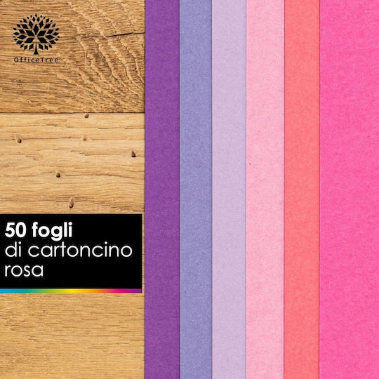 Carton Cu Buline A4 50 Foi Roze