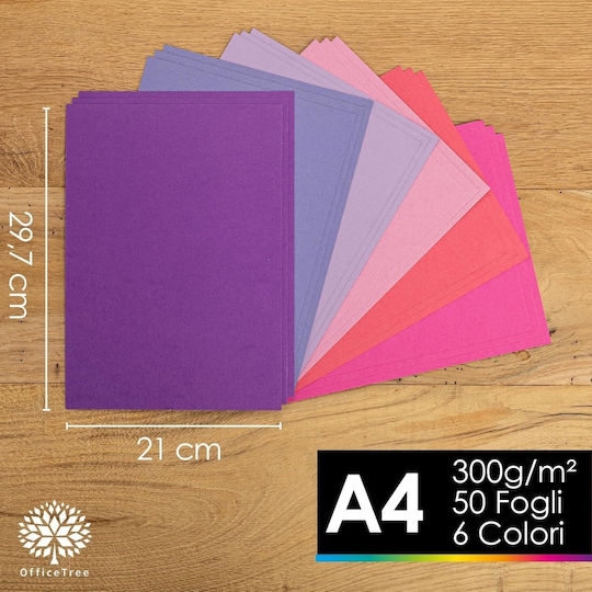 Carton Cu Buline A4 50 Foi Roze