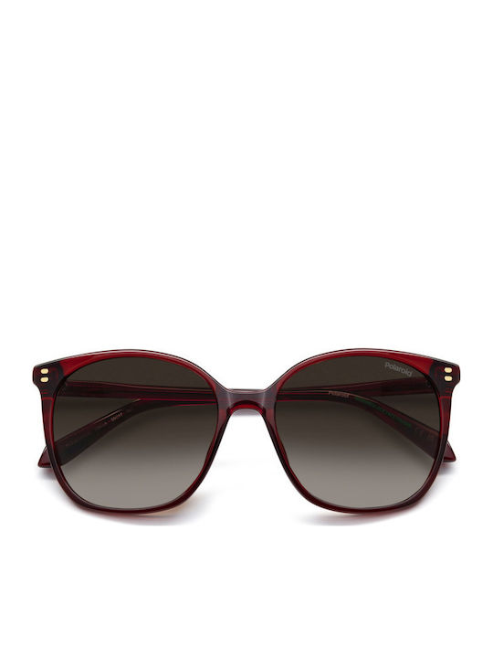 Polaroid Unisex Sunglasses with Red Frame