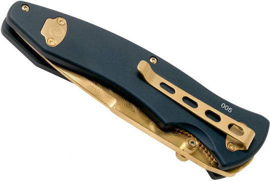 Boker Tirpitz Джобно ножче Damast Gold в Калъф