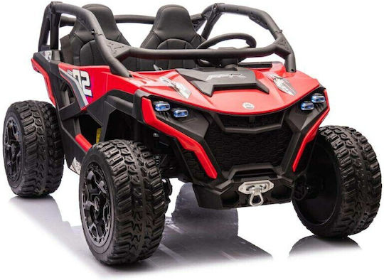 SP Racing Beast ATV Buggy Две места с дистанционно управление Лицензиран 24 волта Червен за 2+ Години