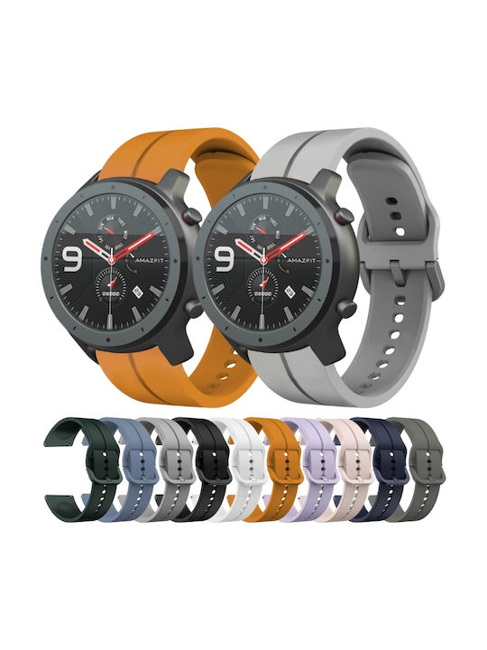 Gummi-Armband Gelbes 47mm