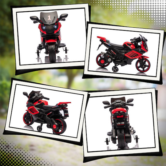 Kids Electric Motorbike 6 Volt Red for 1.5+ Years
