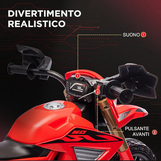 Παιδική Μηχανή Ηλεκτροκίνητη 12 Volt Κόκκινη για 8+ ετών