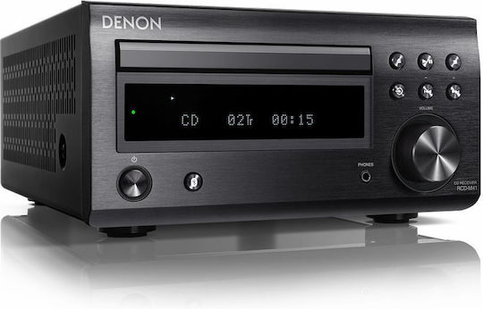 Denon Аудиосистема 2.0 D-M41 RCD-M41 BL + SC-M41 BL 60W с CD / Digital Media Player и Bluetooth Черен