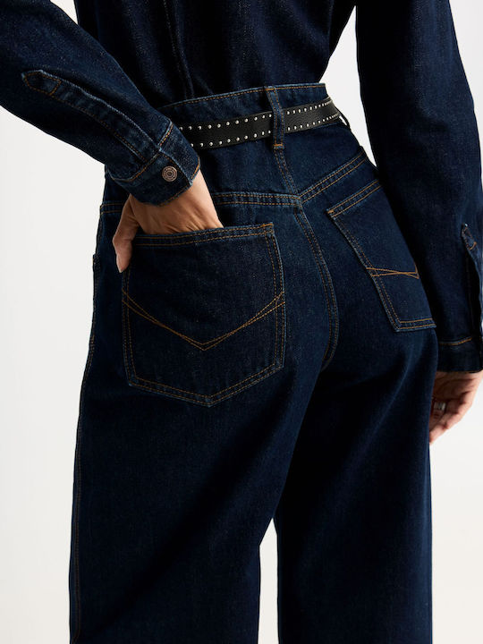 264 Damen Jeans Hosen in Carrot Passform Rote