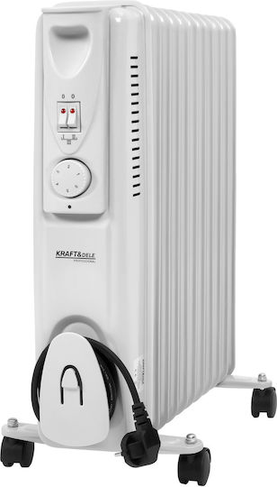 Kraft & Dele Radiator cu ulei cu 11 felii 2500W